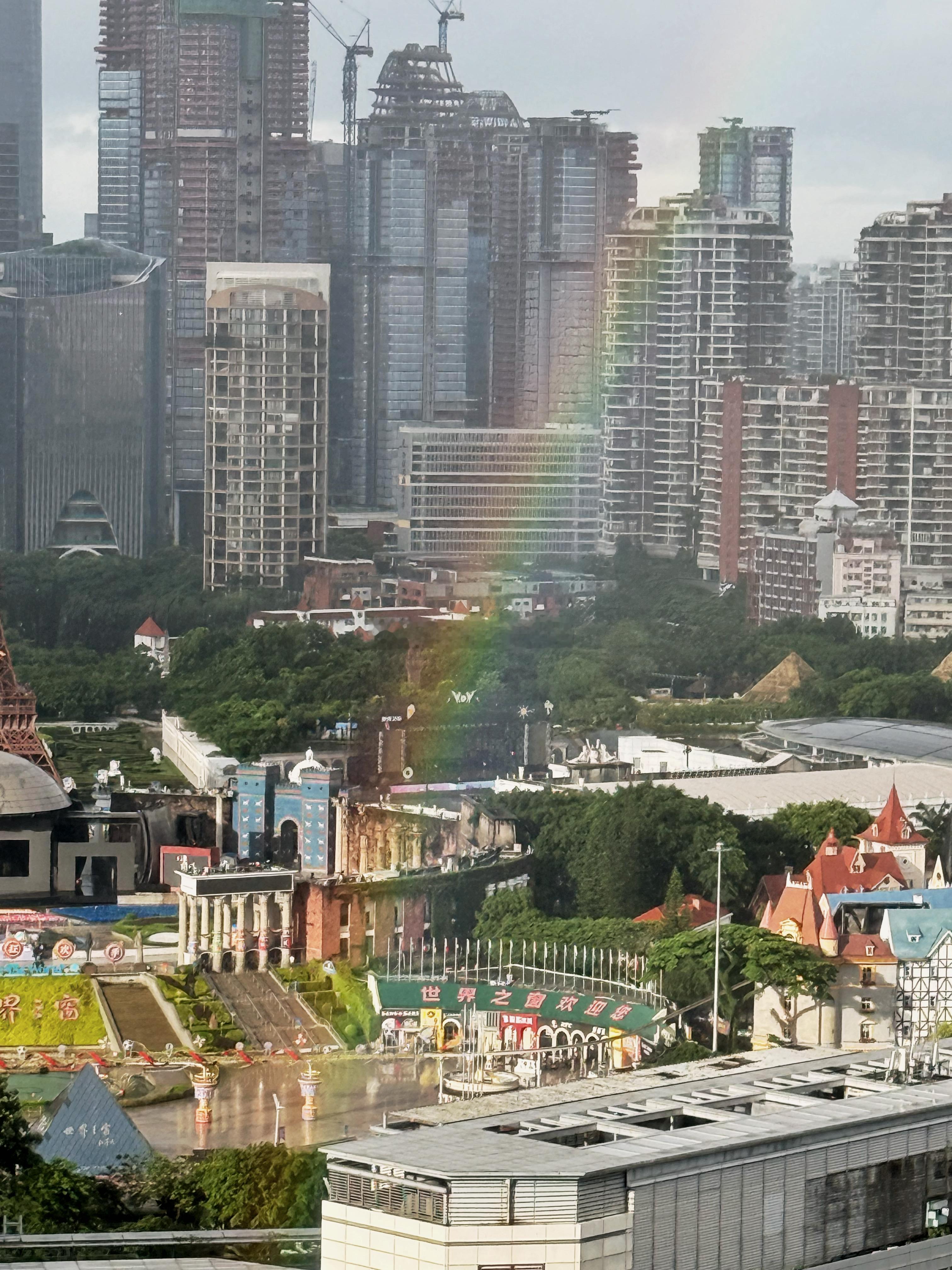 深圳蓝天001  刚才看到彩虹了🌈