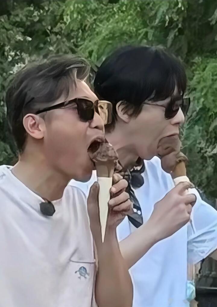 刘宇宁冰淇淋重度依赖刘宇宁内娱唯一冰激凌塑别人出门逛街看风景，刘宇宁出门逛街找冰