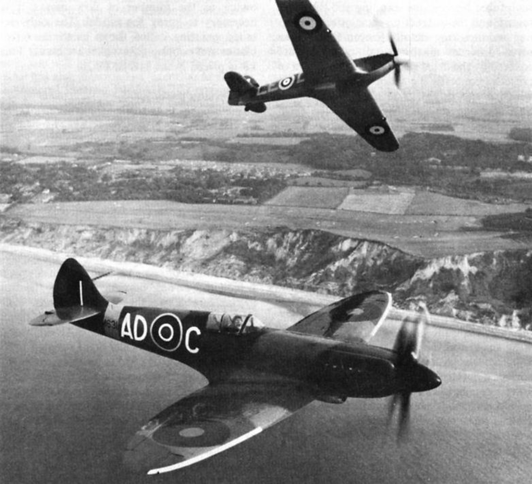 分享圖片：英國休潑馬林“噴火”PR/FR偵察機 