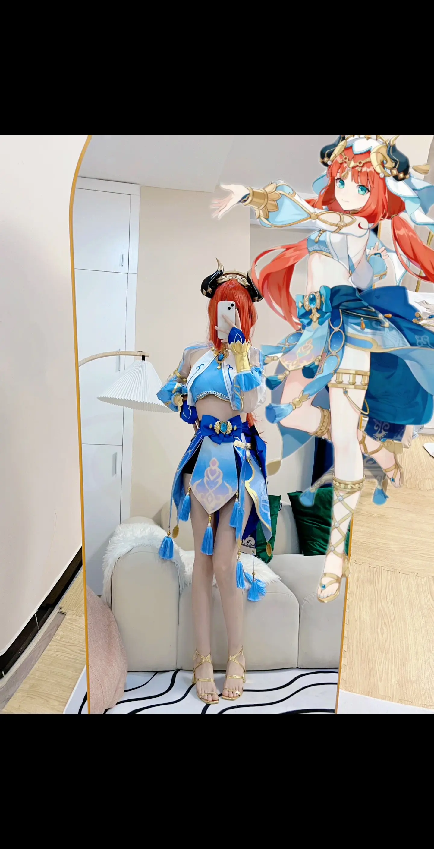 妮露cos 原神 cos试衣