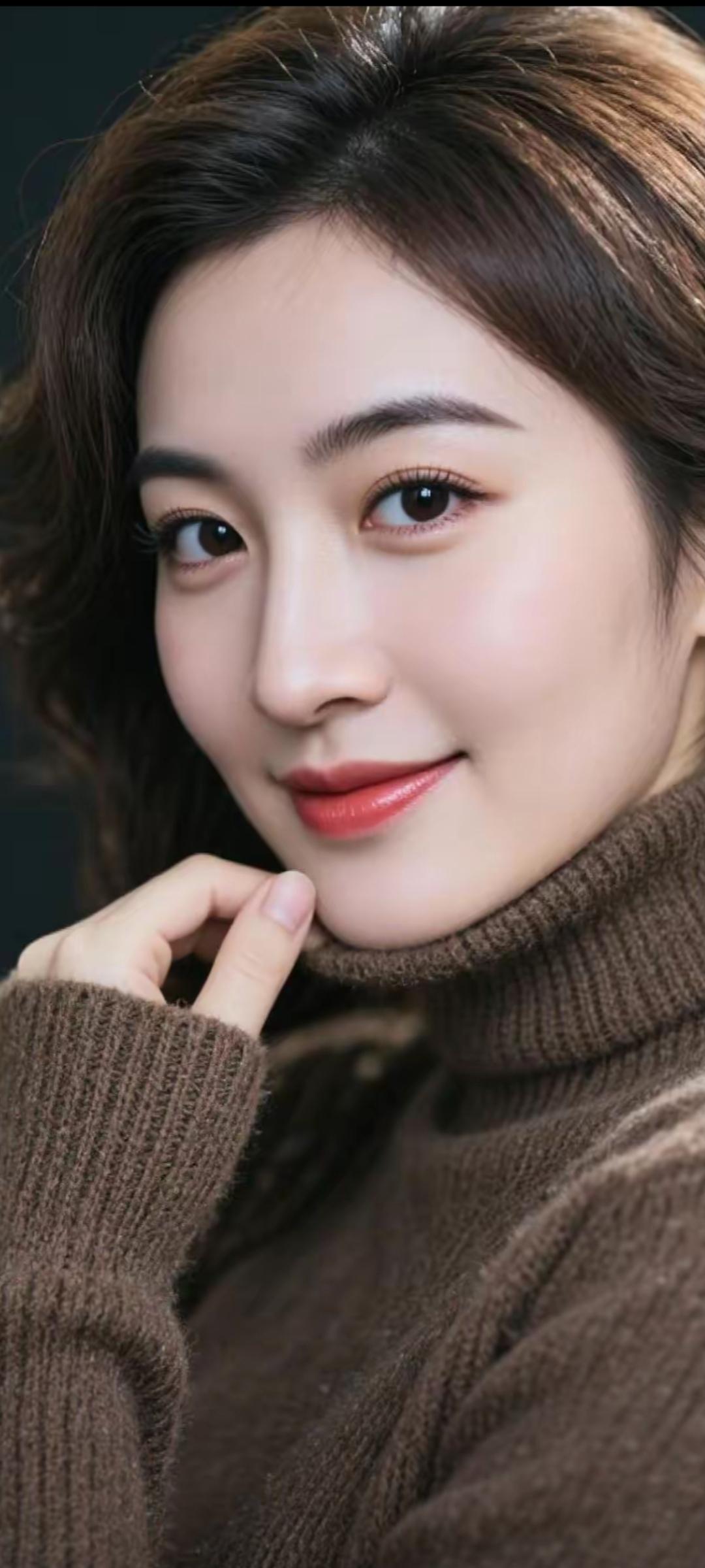 温柔甜美的冬日穿搭，暖心微笑，暖意满满！🌟💖