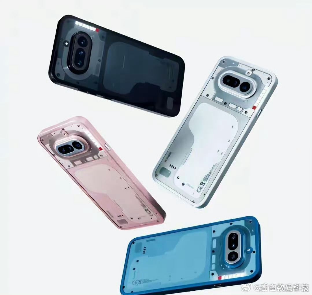 海外发布的Nothing Phone (4a)有黑白粉三个配色，圆环矩阵像素灯，