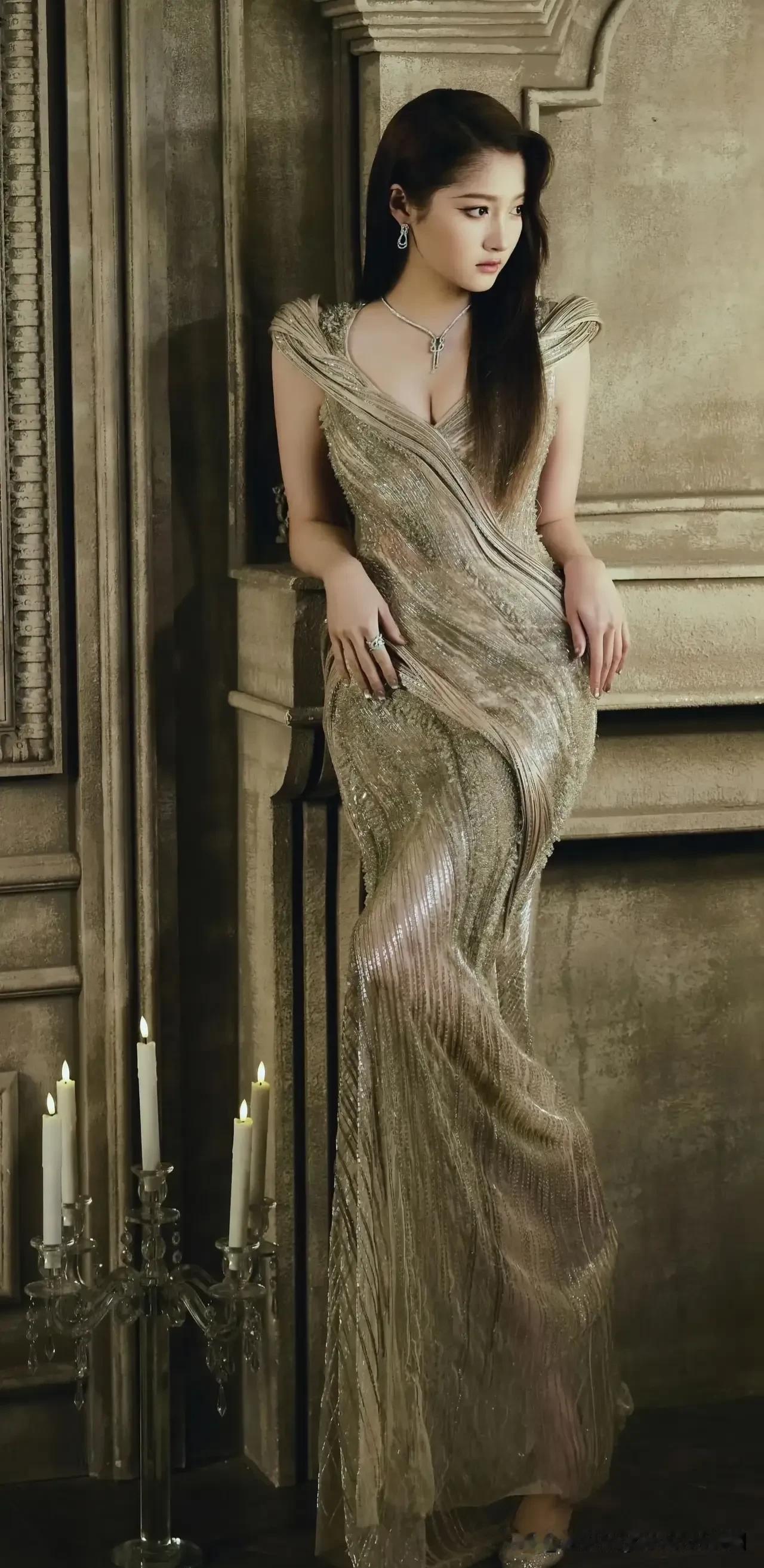 关晓彤美女有点料[大笑]