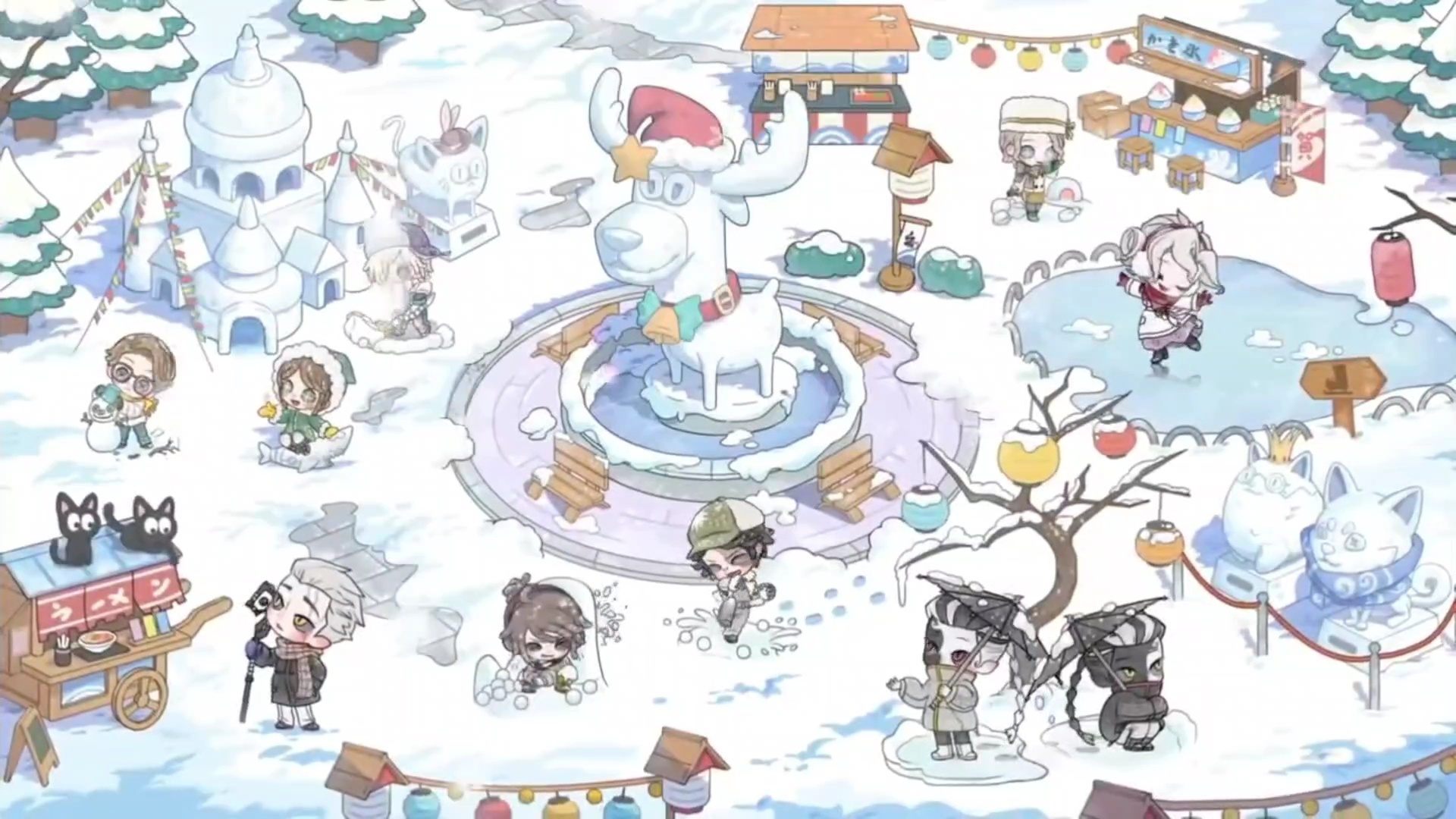 第五人格[超话]  【札幌冰雪节 cut】超级可爱🥺 