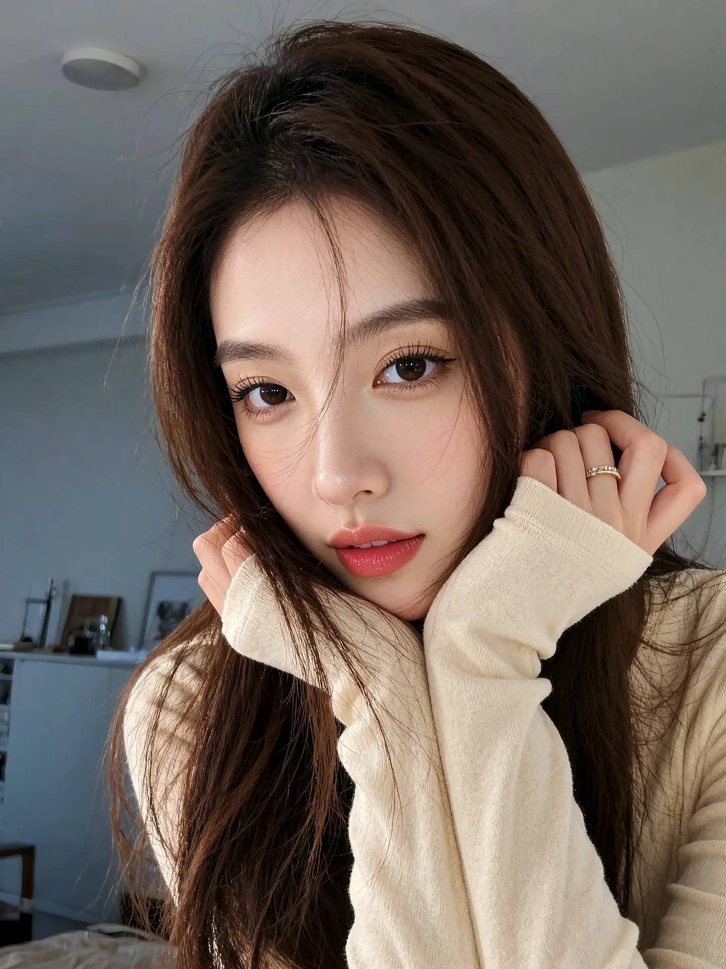 AI低饱和自拍 随变ai随便玩 玩法合伙人计划 颜值随拍 温柔御姐