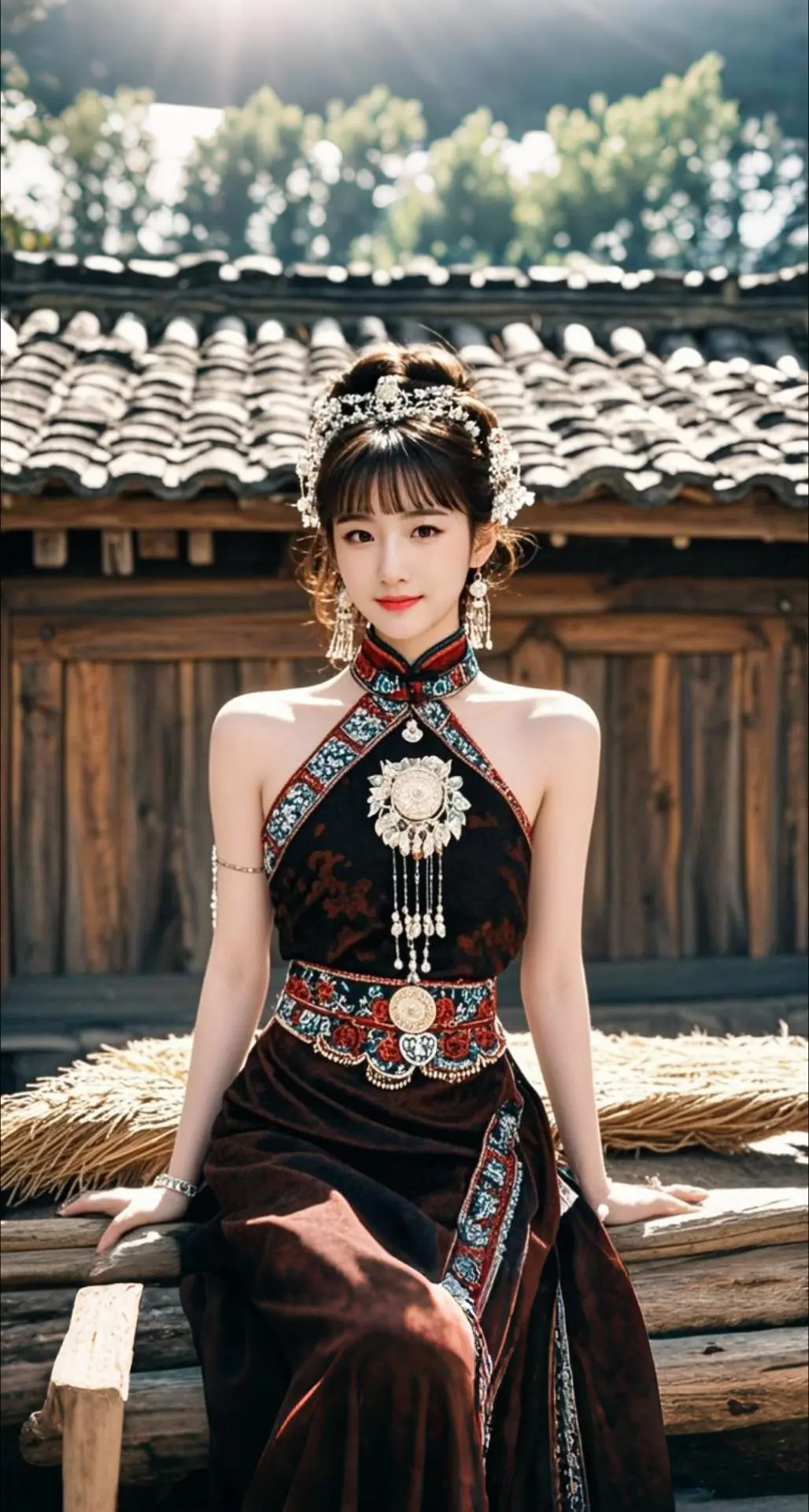 AI扩图 AI古韵风情写真