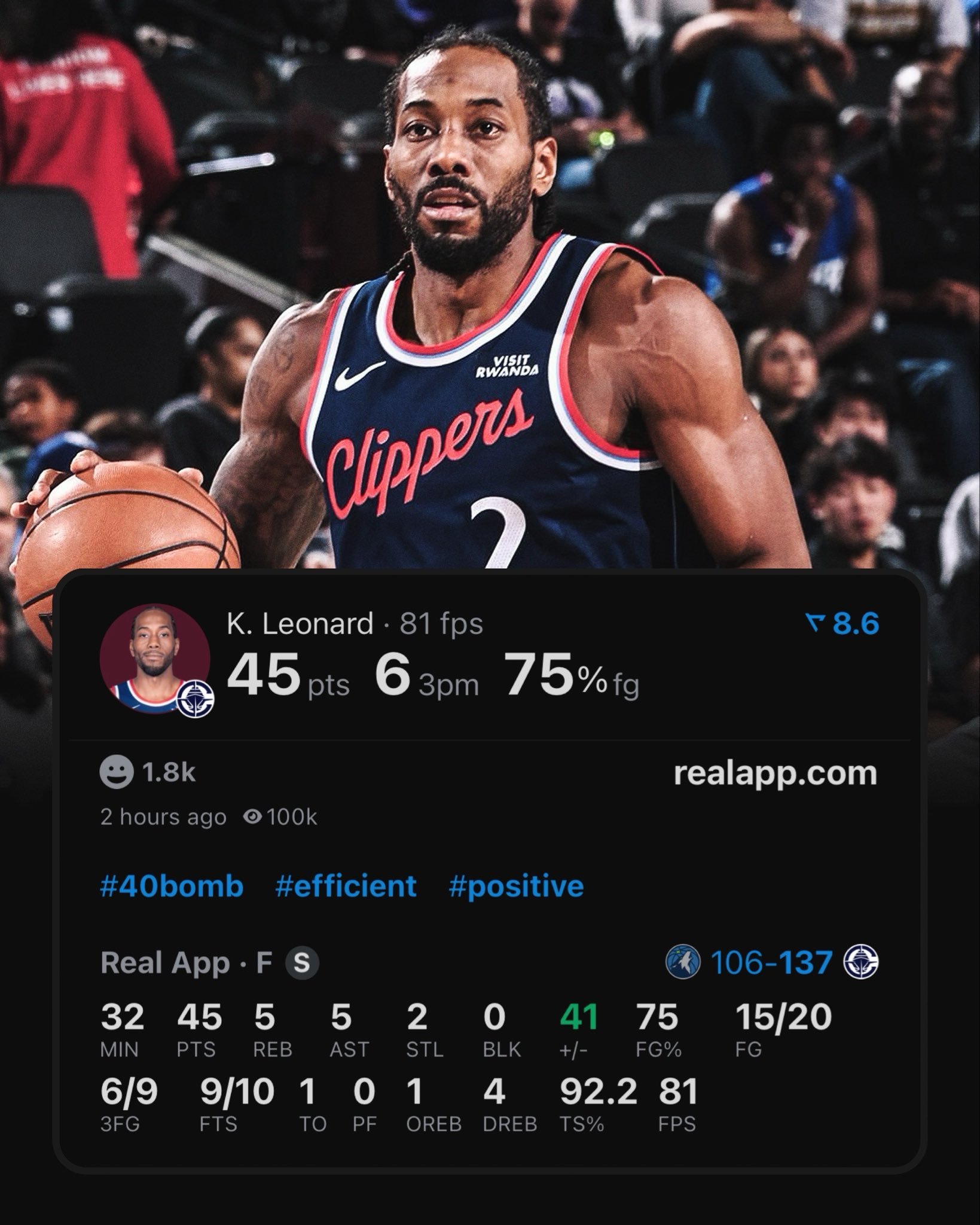 快船成为NBA历史第一支单赛季一度低于50%胜率15场，最终还能来到50%以上的