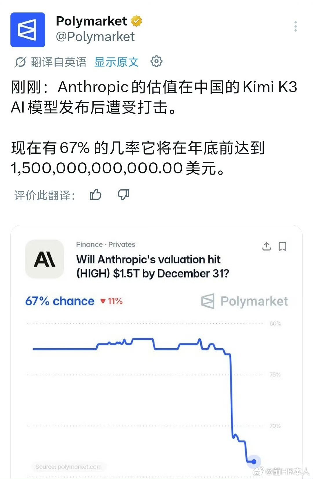 美国AI行业风险要爆，资本市场要闪开！随着Kimi K3大模型正式全球发布，持续
