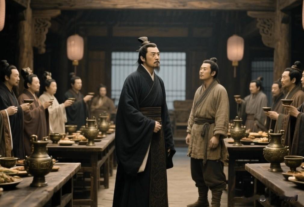 公元前201年十月，刘邦把朝政扔给萧何，自己带着十几个郎官，轻车简从往沛县赶，他