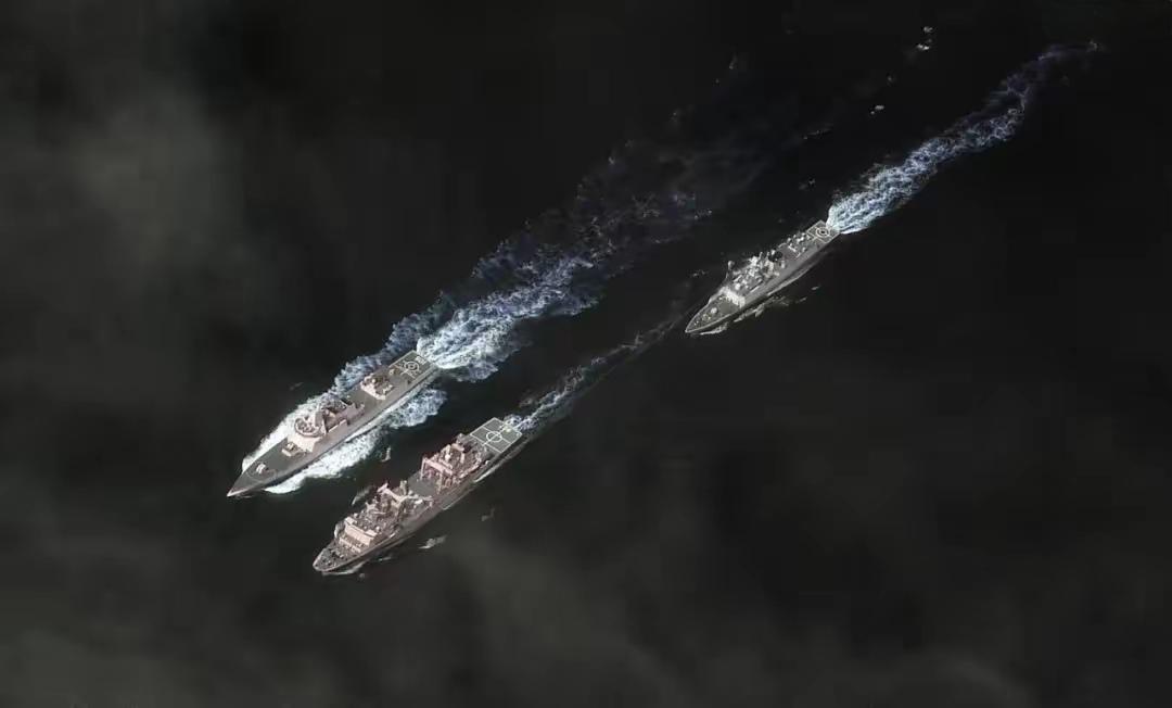 提高警惕，美国利用卫星在菲律宾东部拍到咱们的两栖攻击舰，全是高清大图。

美国V