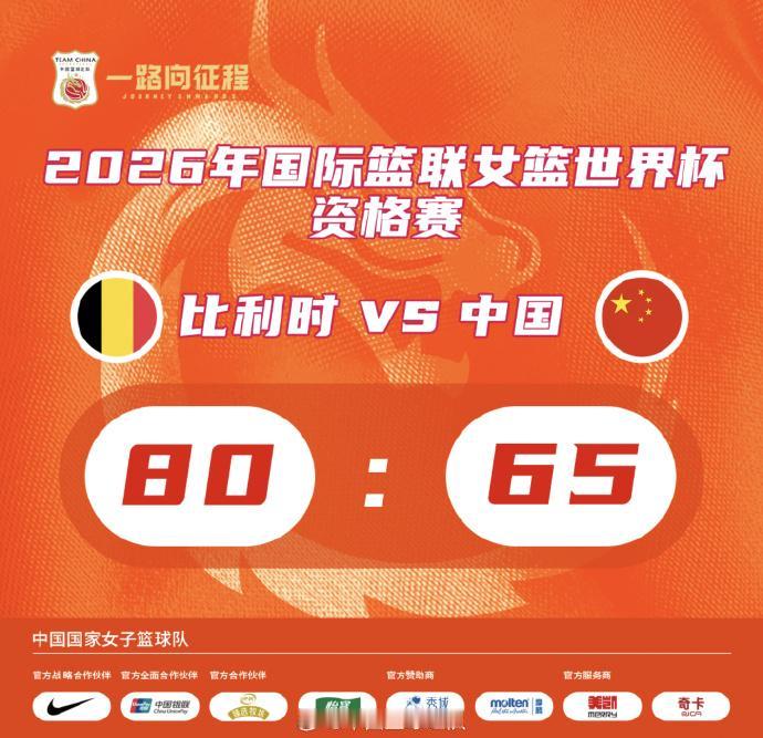 中国女篮与比利时这场球，看完真的又无奈又扎心！

咱直白说，全程被比利时压着打，