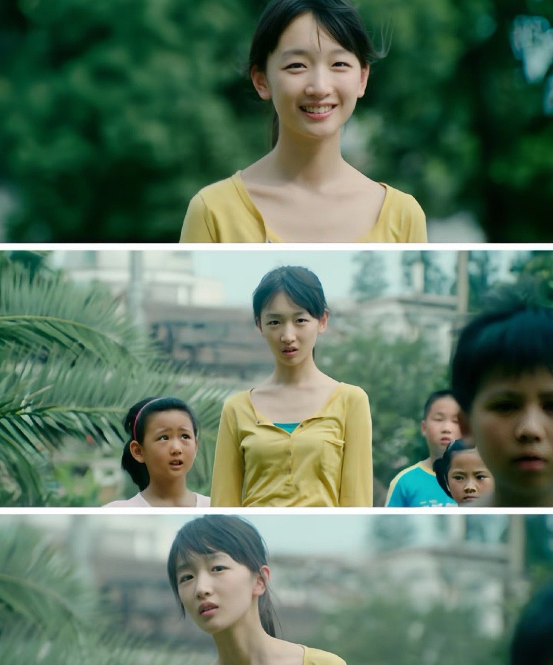 周冬雨真是天生的电影脸前四张是电影，后三张是日常的生活照 