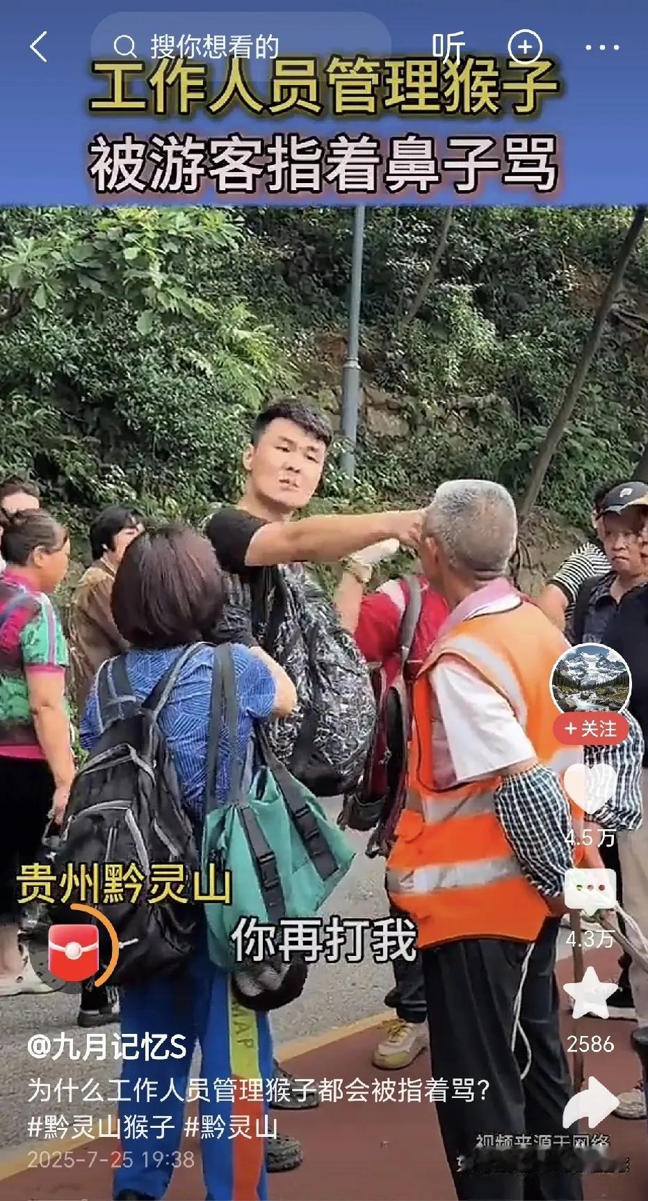贵州黔灵山，这是猴子搬来的救兵？真是太狂野了！

黔灵山景区的猴子虽多，但也给不