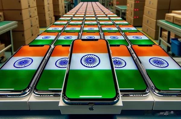 苹果将首次在中国以外研发新iPhone 印度制造比重曝光。印度虽说生产苹果机的劳