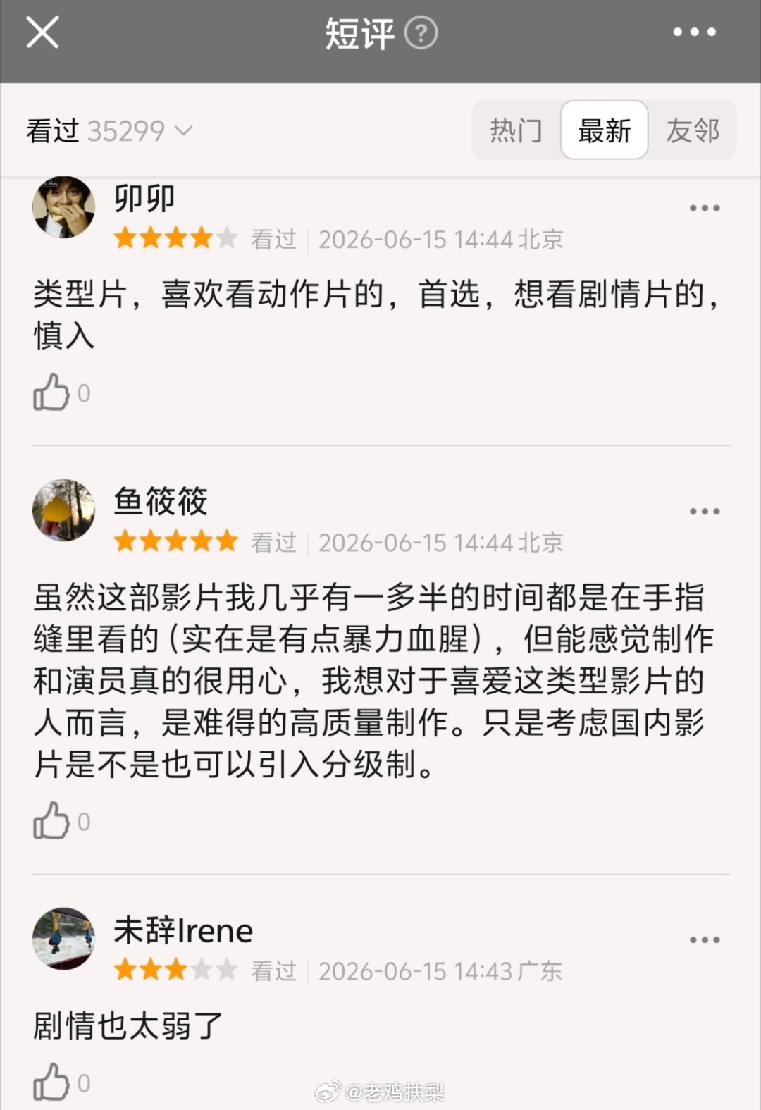 电影《火遮眼》郫县评分从8.5一路降到8.1了，看了眼短评maybe还有下降的空