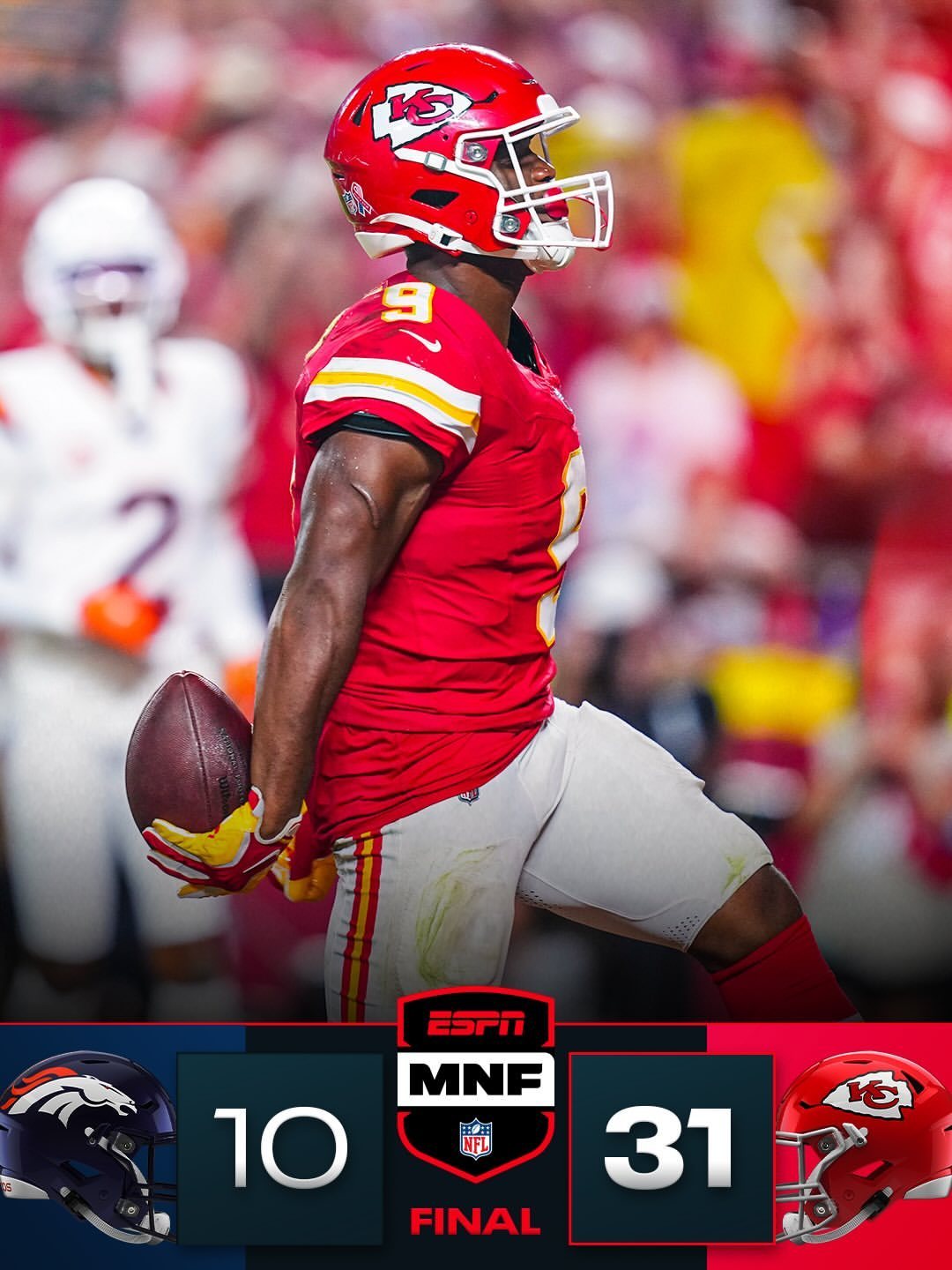 【week1比分】酋长拿下开门红🔥NFL[超话]NFL精彩不止一面橄榄球的快乐