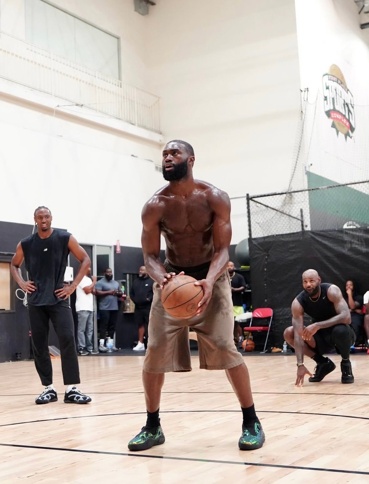 一起练上了NBA