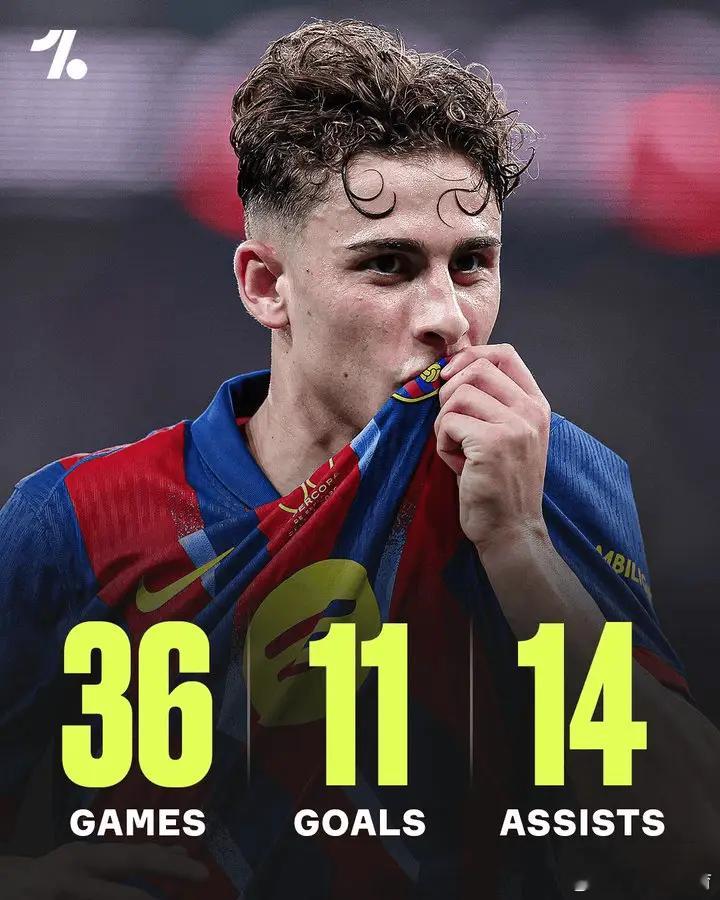 新晋亿元先生！费尔明本赛季36场各项赛事贡献11球14助德国转会市场更新了西甲球