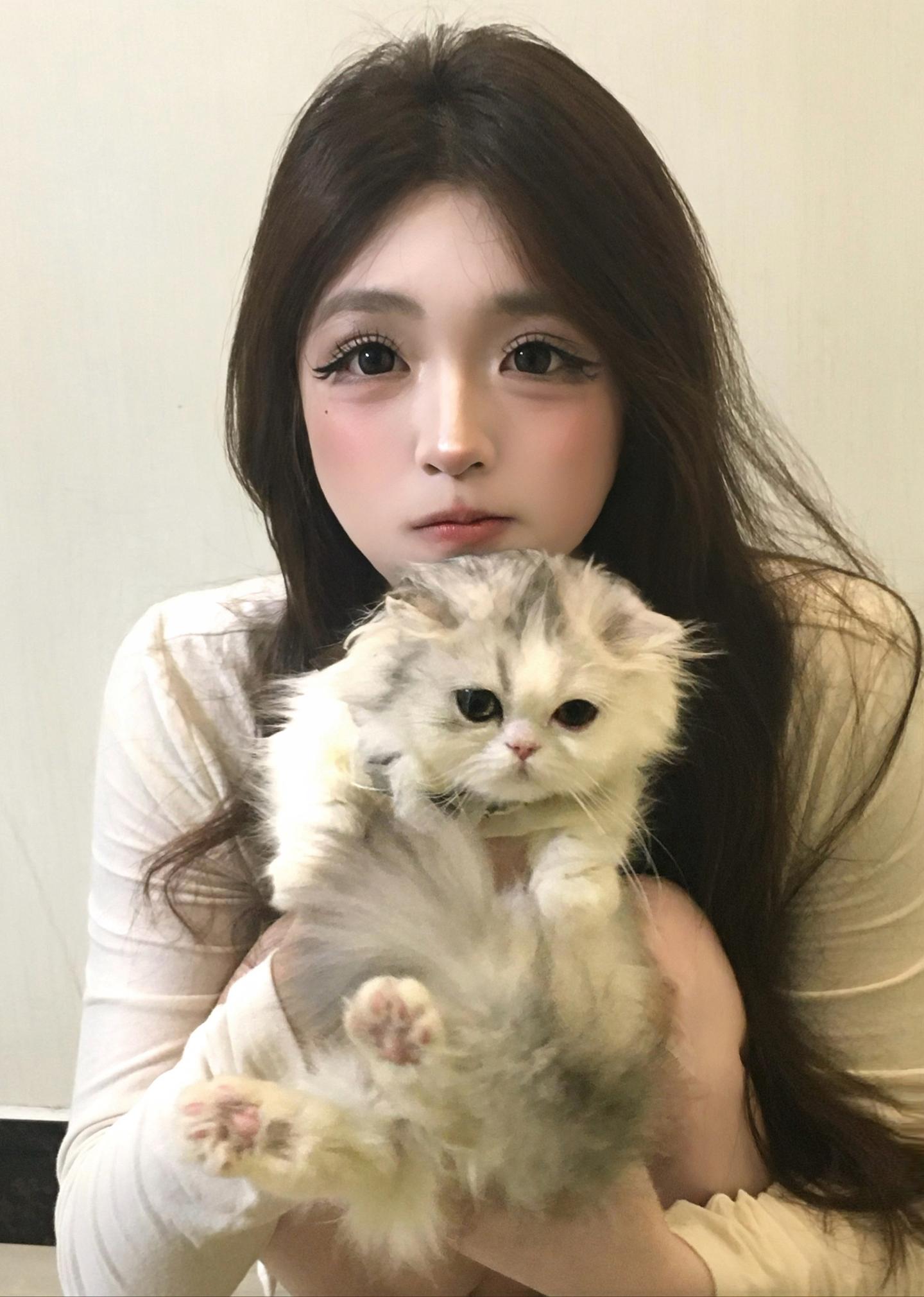 如果能成为猫就好了 和我的小猫 人类需要小猫 猫猫贴脸 猫咪贴脸杀