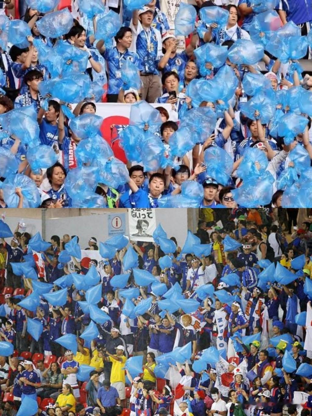 【热衷于“美化”，只因脏事干太多】
挥舞着颜色统一、样式统一的垃圾袋进场，生怕别