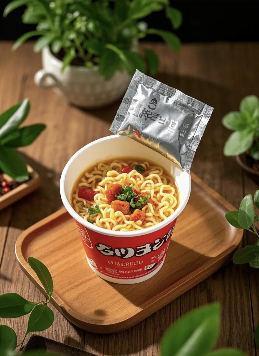 你看方便面，国内通常都是一桶装，连加量的都显得不够吃。而日本人的方便面则是小巧的