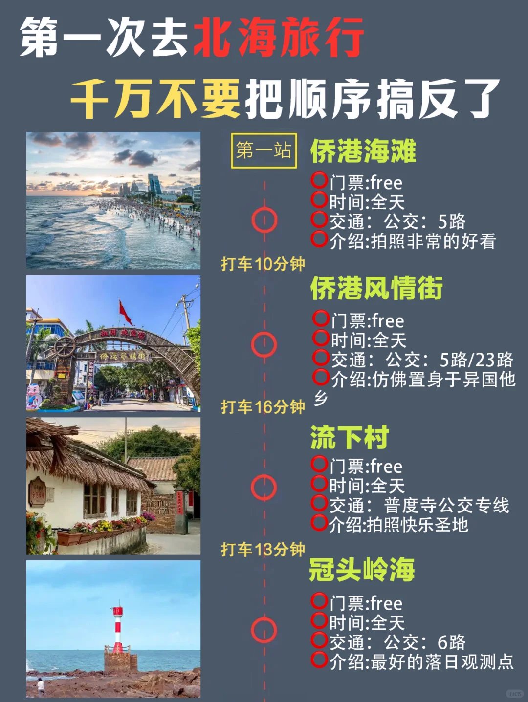 第一次去北海旅游，总结的游玩顺序住宿攻略