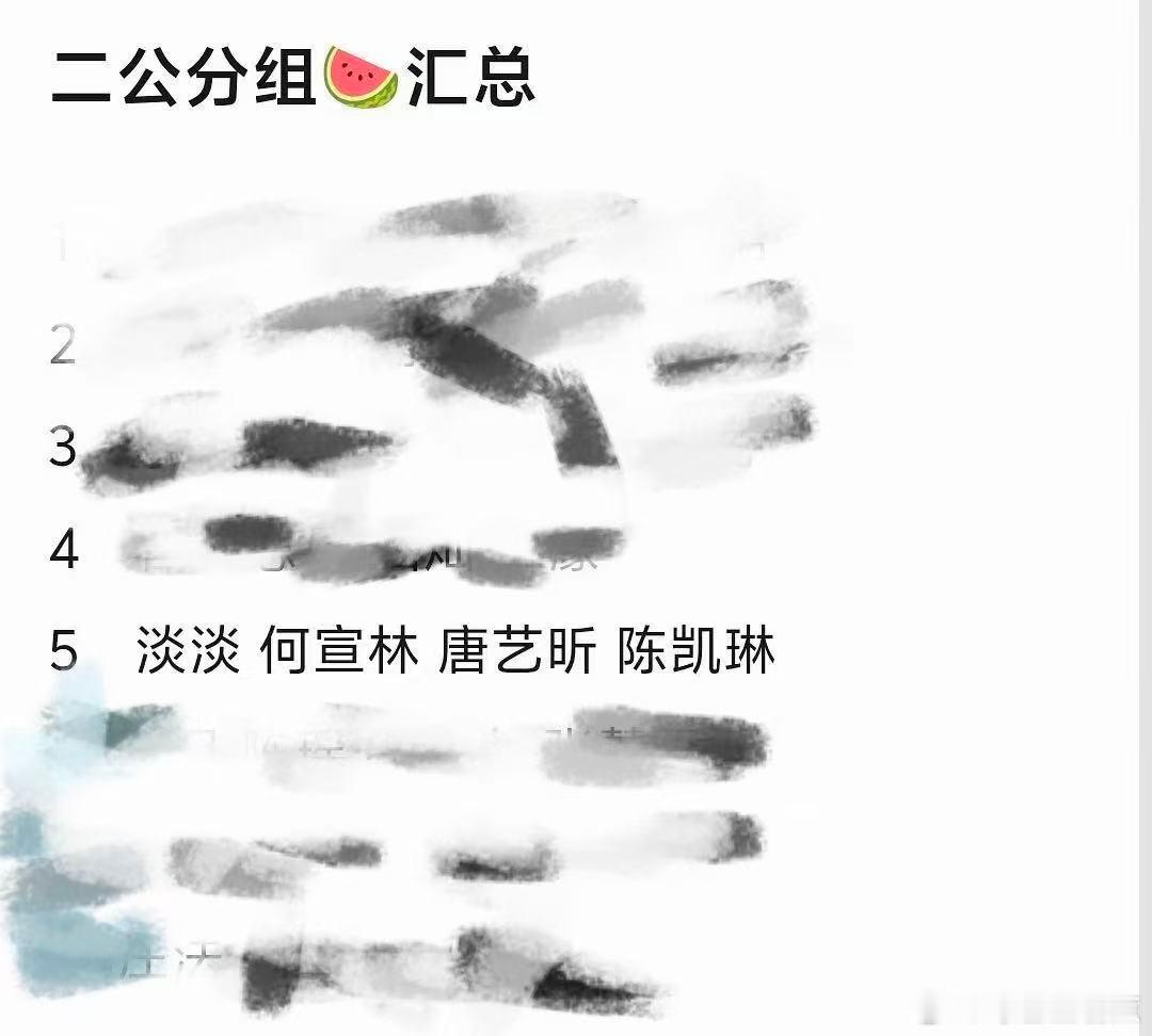 何宣林二公分组何宣林浪姐二公分组 太好了呀，这一次等到了何宣林浪姐二公分组，都是