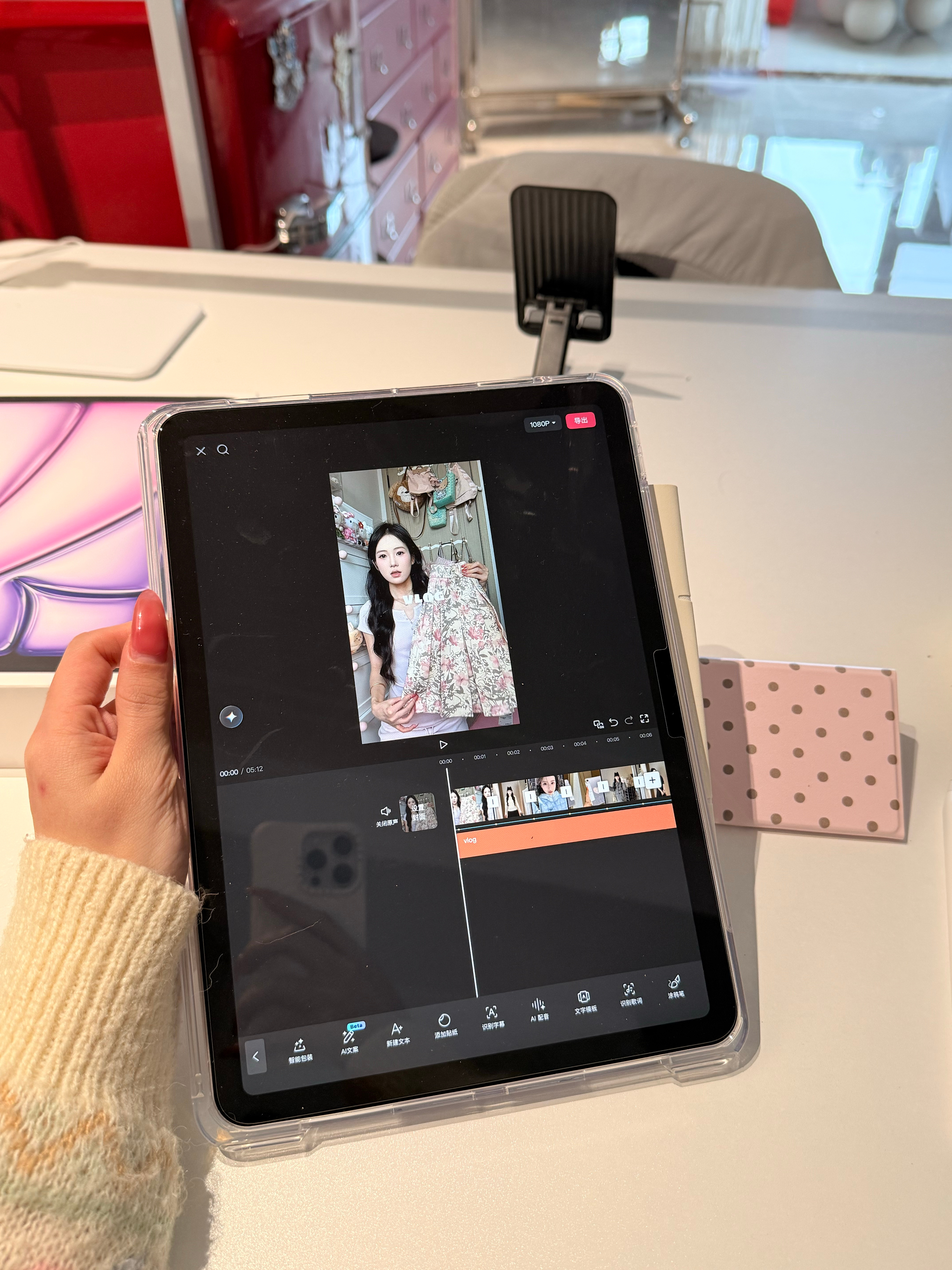 我3月居然只发了1条朋友圈买了新ipad剪视频更有动力了 我觉得我得回归3天一更