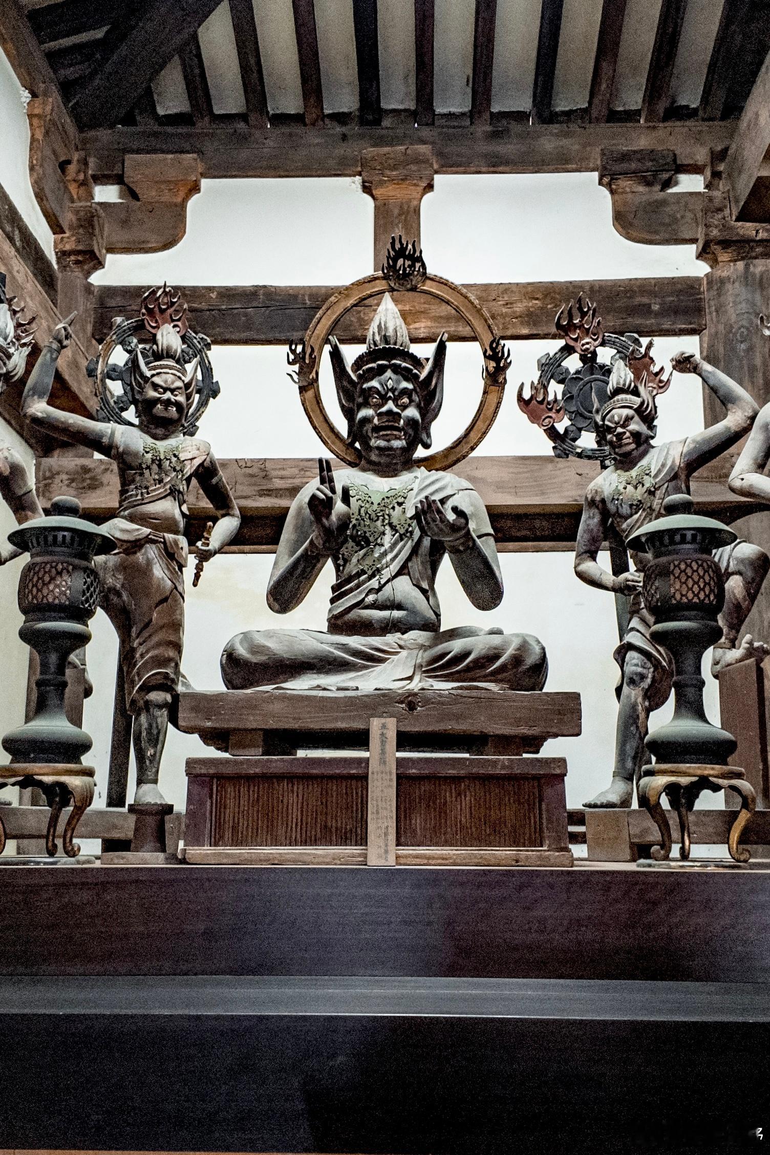 彩色五大力菩萨造像（平安时代） 