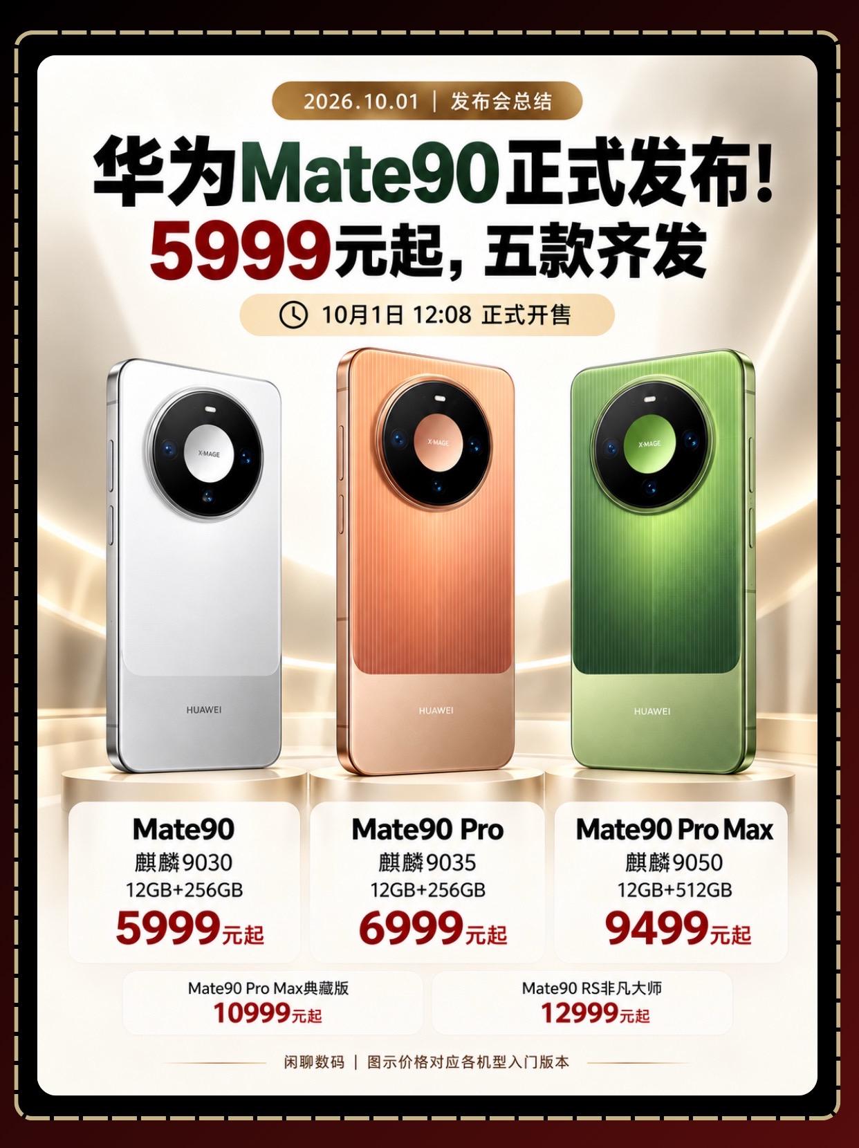 华为发布会总结，Mate90三款怎么选？华为发布会总结。  华为Mat...