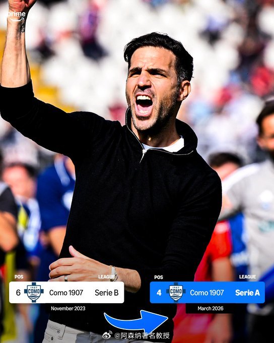 11月23日 - 成为科莫1907的临时主教练；🇮🇹12月23日至5月24日