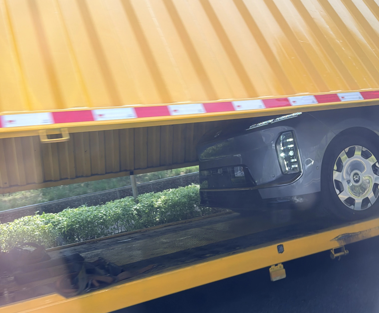 没想到蔚来ES9实车以这种方式露面了