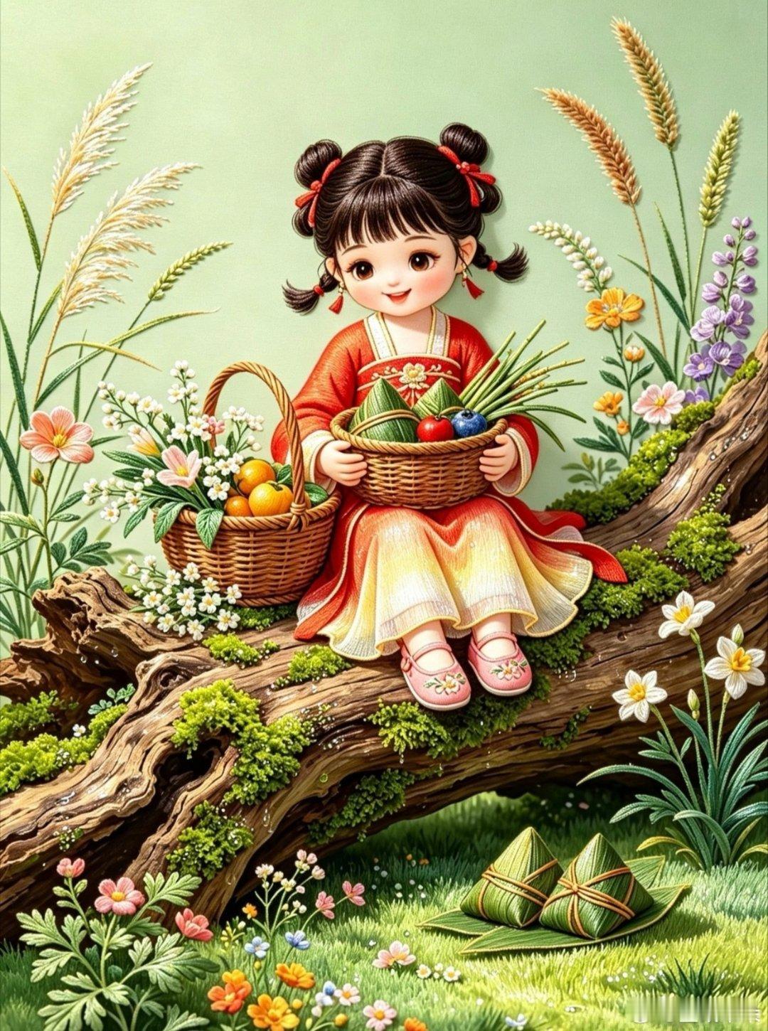 " 端阳拾翠·粽叶生香，端午佳节·岁岁安康！... "