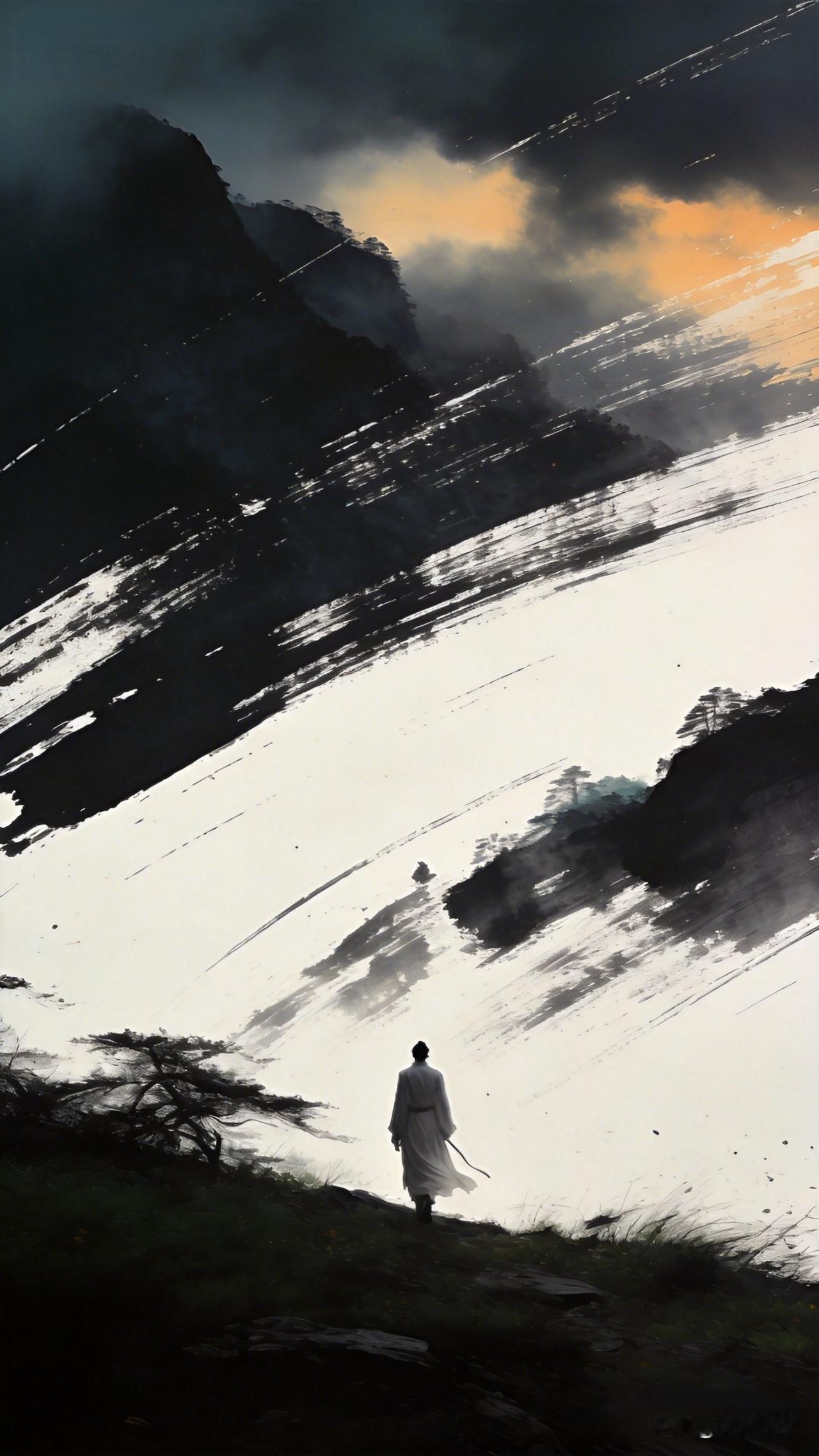 《莫逐浮名，休争闲气；且听松涛，慢煮光阴：得也安然，失也从容，醒也淡淡，梦也悠悠