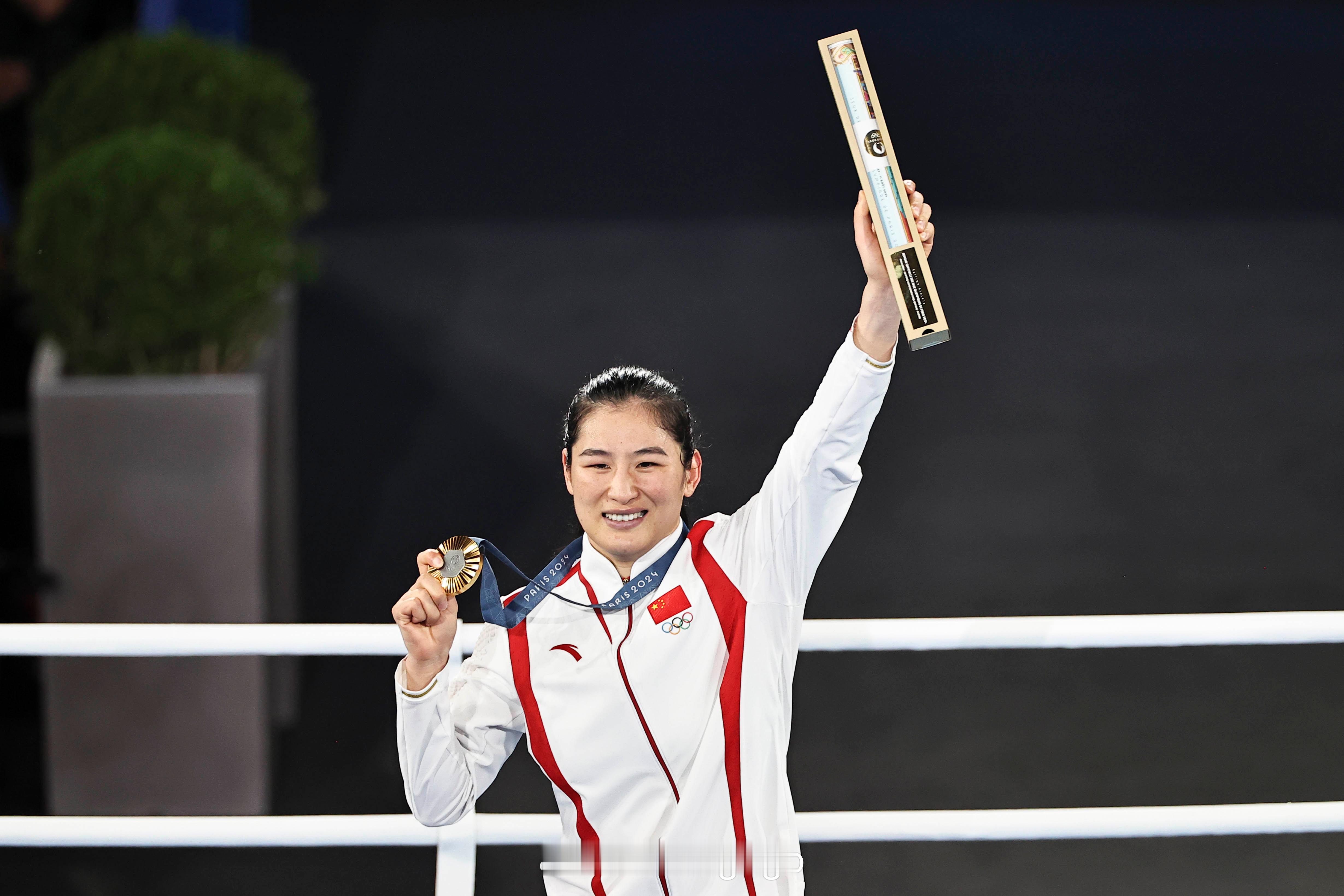 #巴黎奥运会# 中国代表团第39金🏅中国选手李倩以4比1战胜巴拿马选手雅典娜·