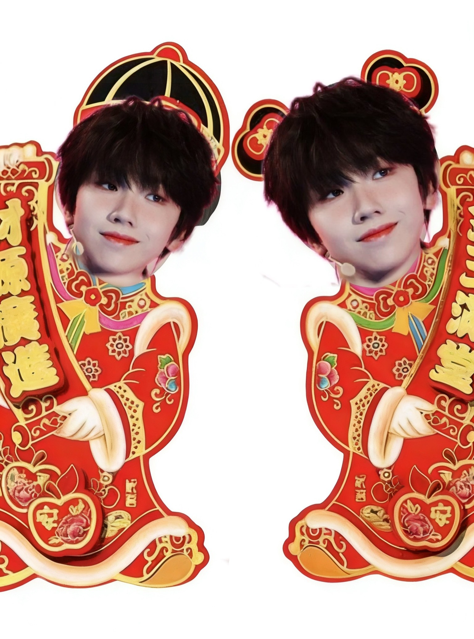 聂玮辰新音年画娃娃 聂玮辰新音妆造太戳心巴！粉粉嫩嫩造型配灵动神态，软乎乎脸蛋，