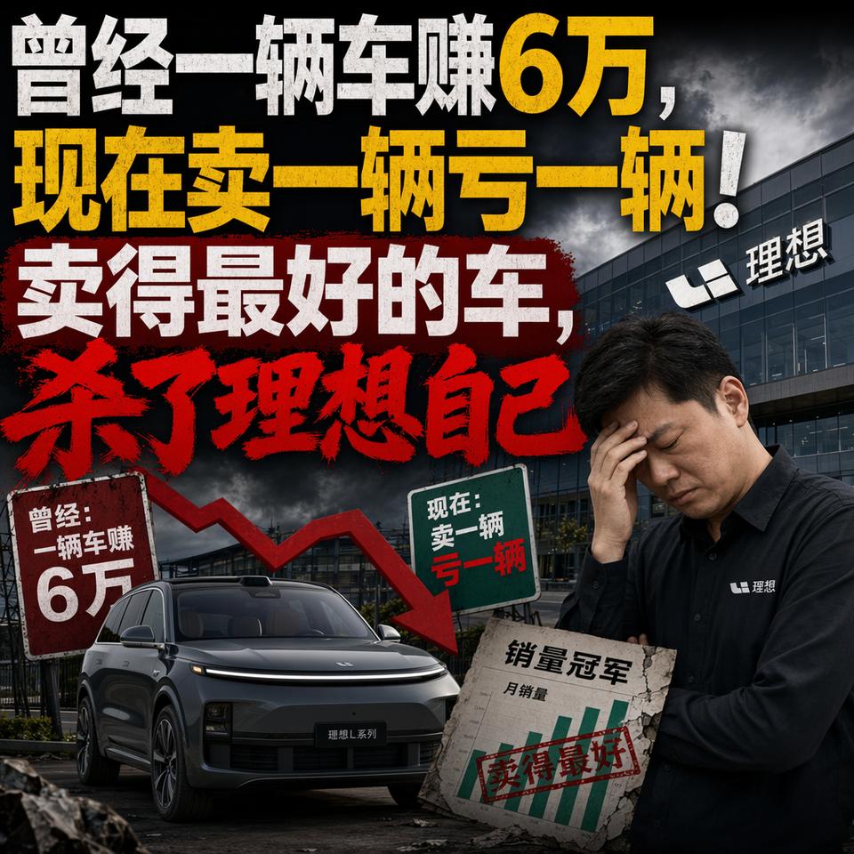 越畅销，越亏钱，这事正发生在理想身上。
5月28日的财报，把一个残酷的现实摆上了