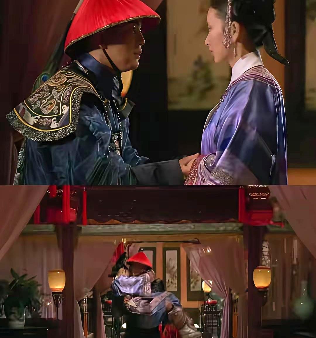 沈眉庄在《甄嬛传》里侍寝了那么多回，偏偏没能怀上；轮到温实初时又一下子有了，很多