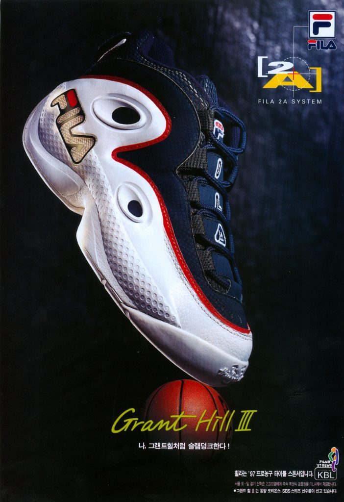 韩国KBL 和代理商版本的 FILA GH3广告鞋控的日常球鞋广告球鞋海报