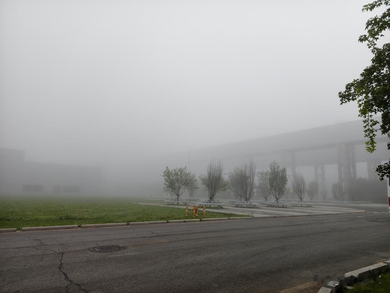 沈阳大东大雾来袭，出门一定要多留意！
 
今天沈阳大东区遇上了大雾天气，外面白茫
