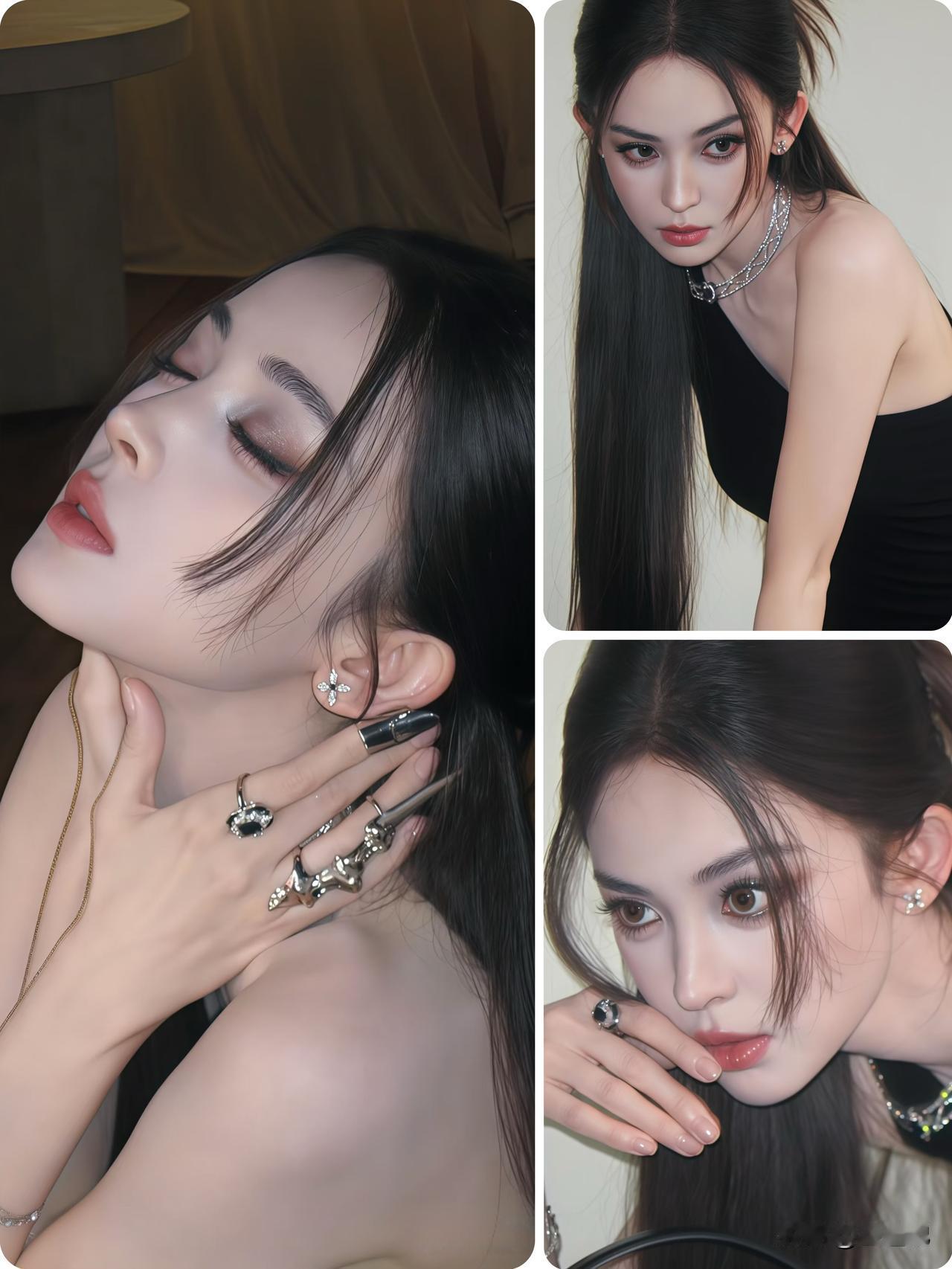 本来想看古力娜扎颜值，眼睛死死盯在了手上的怪戒指
