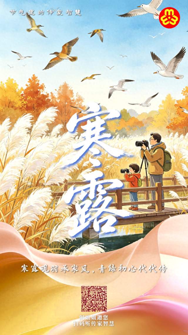 闽姐姐讲节气里的传家智慧｜寒露：寒露观羽承家风 青绿初心代代传