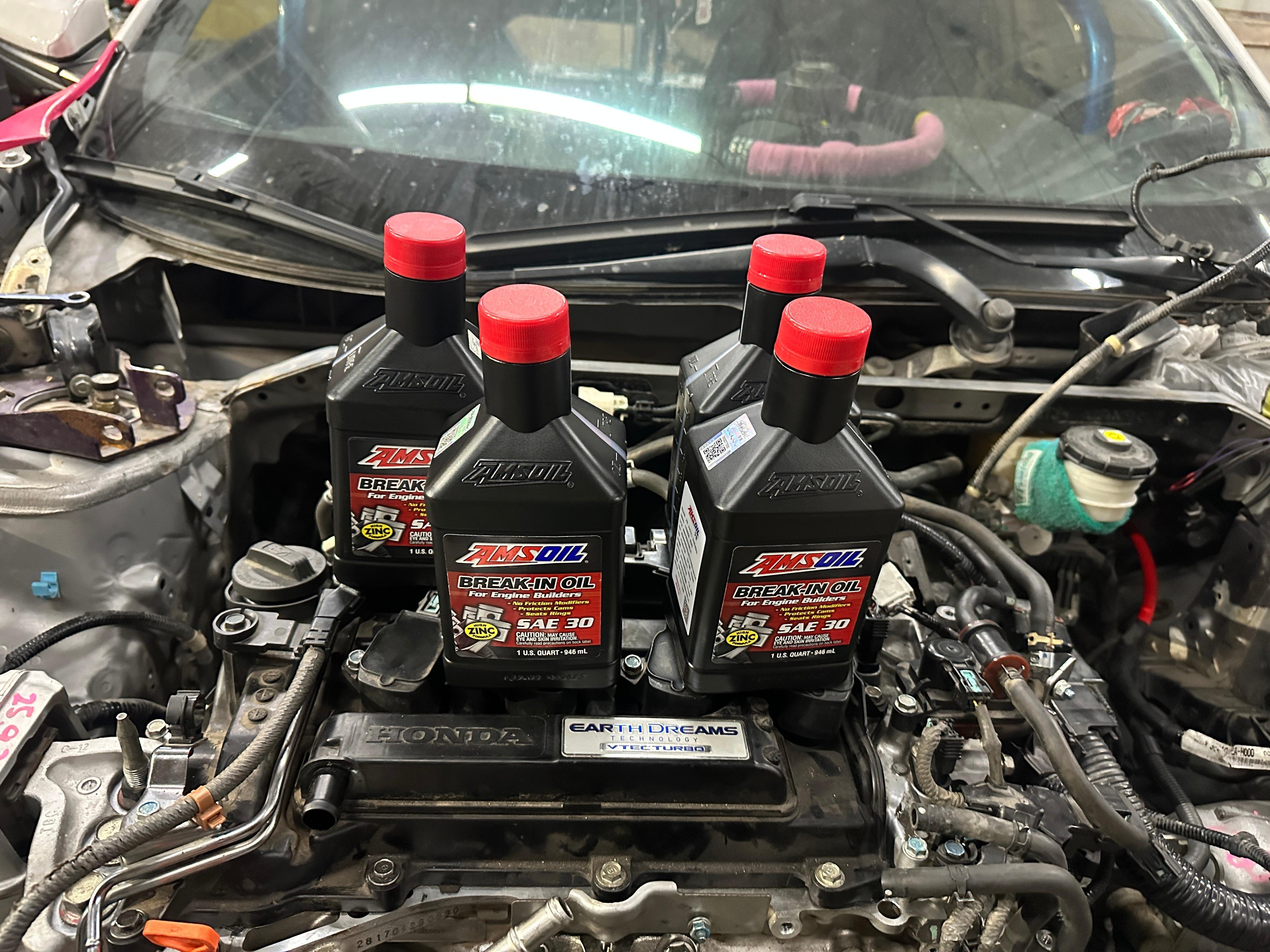 磨合油用矿物油就行。但是还是买专门的磨合油试试。毕竟没吃过的屎都是香的。土炮改车