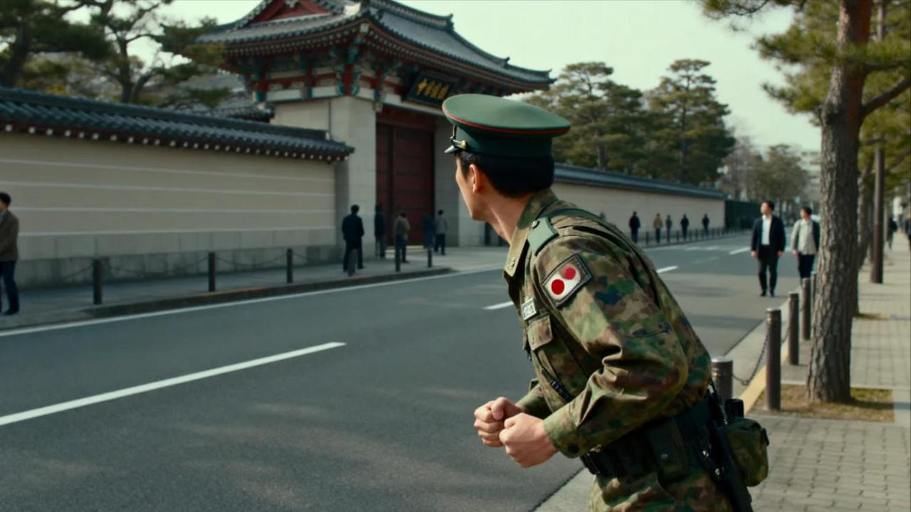 震怒！日本自卫队军官持18厘米刀闯中国使馆，扬言杀外交人员，性质恶劣到骨子里，3