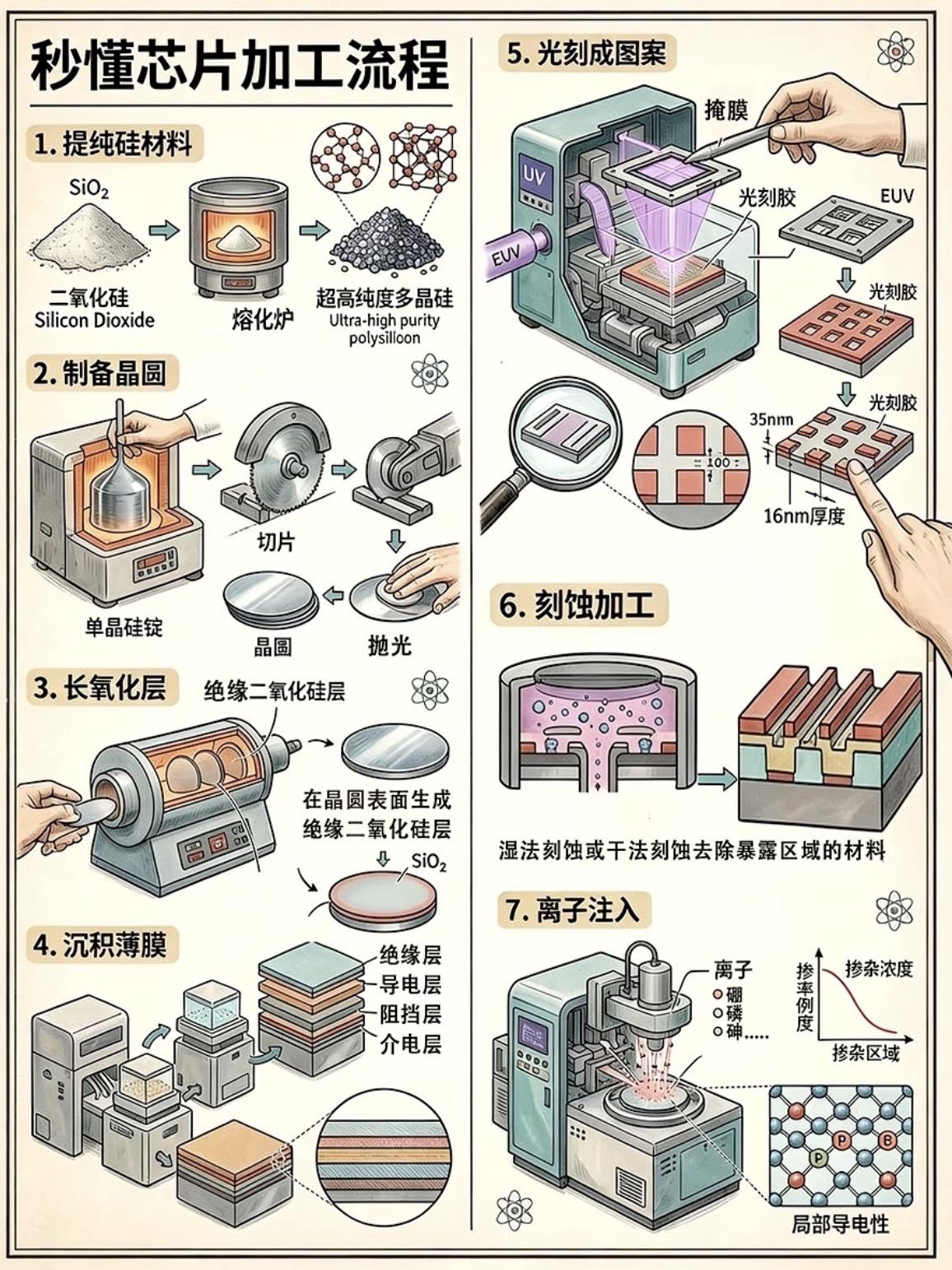 芯片加工全流程
