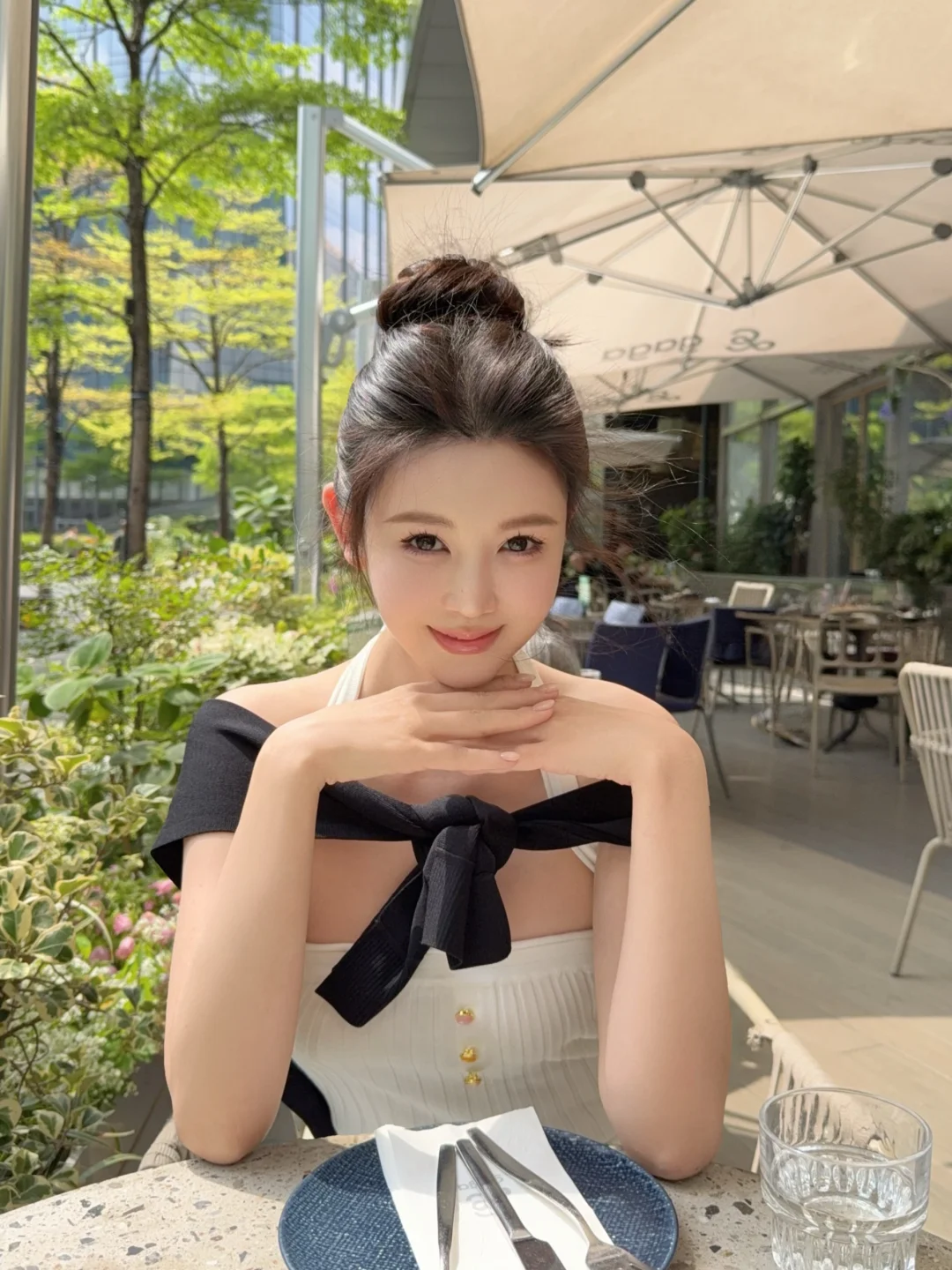 好圆一颗丸子头