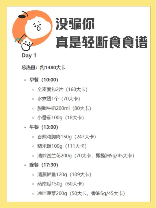 deep seek 7天16+8食谱