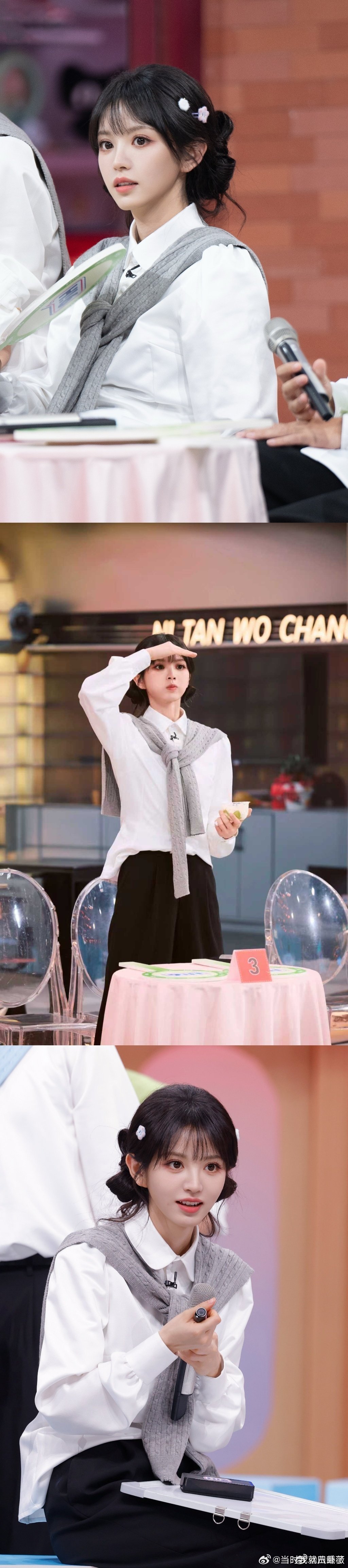 张凌赫手戳田曦薇梨涡 谁懂啊，张凌赫田曦薇也太甜了！这个用嘴吹气吃零食和张凌赫用