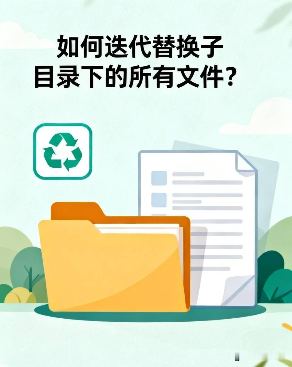 如何迭代替换子目录下的所有文件?Windows批量替换与重命名子目录文件实用技术