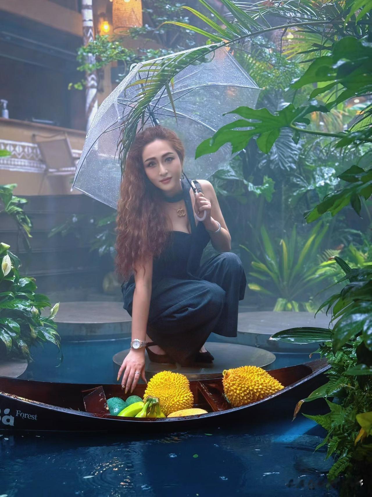 雨中漫步，伞下静享热带风情虢镇塬上有什么好吃的吗 北京的春天有多浪漫 宝鸡虢镇风